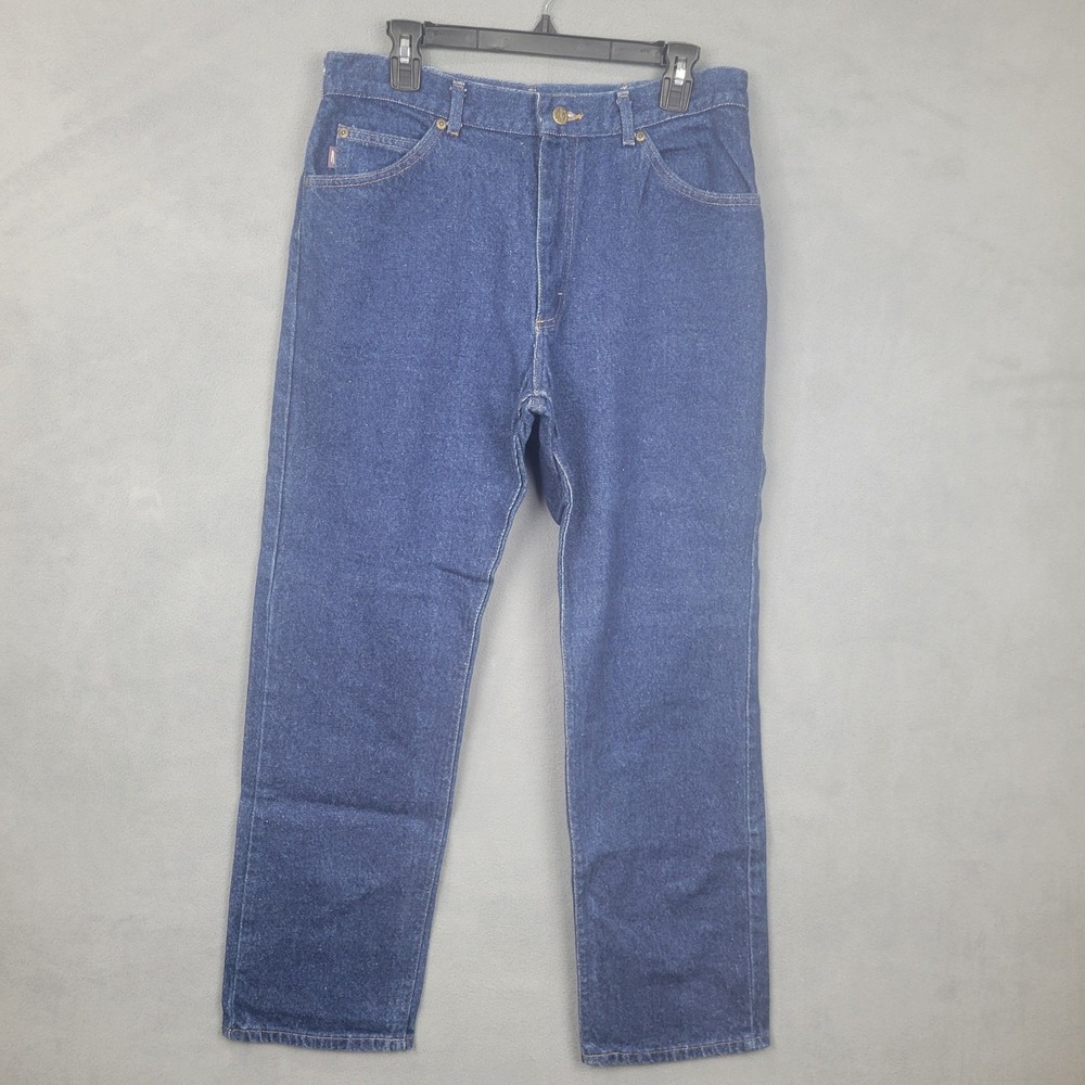 Riders Jeans Mens 34x30 Straight Leg Classic Fit Zip Fly Made in USA Vintage 90s